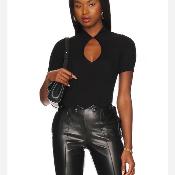 Wolford Ribbed Cutout Merino Wool Bodysuit NEW - Picture 3 of 6